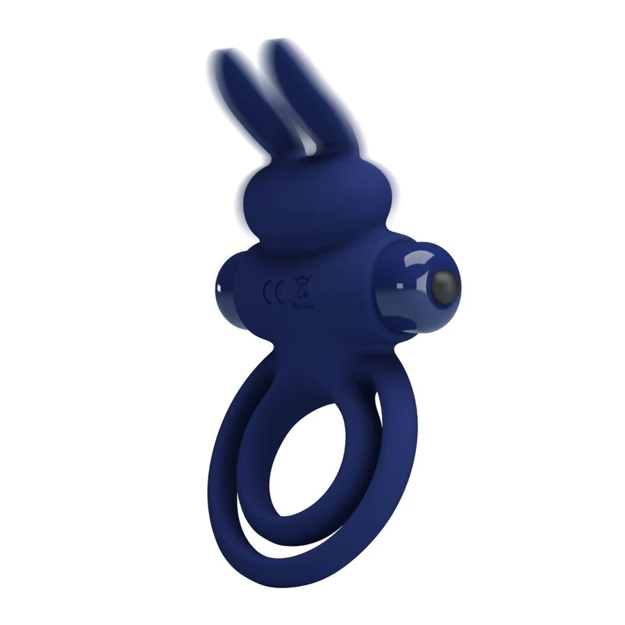 PRETTY LOVE - DAREY DOPPELTER VIBRATIONSRING KANINCHEN BLAU